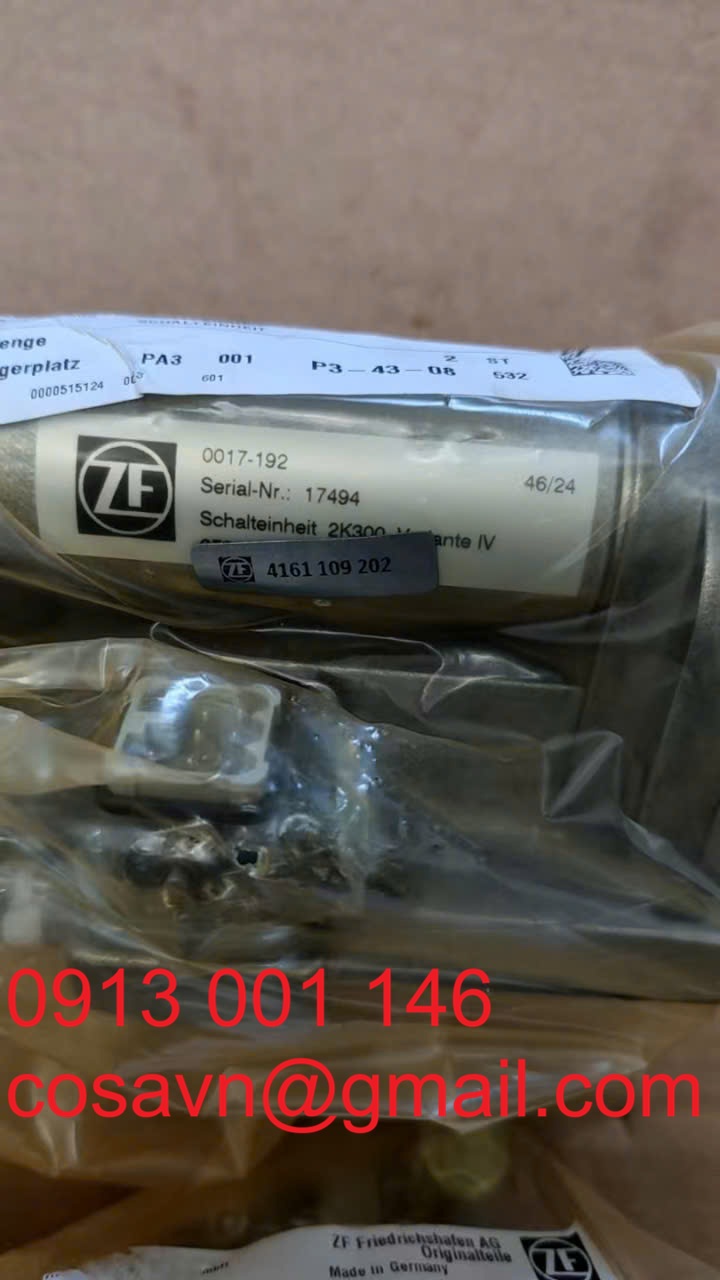 ZF Friedrichshafen AG Bộ chuyển số ZF Duoplan (van điện từ) với mã phụ tùng 4161 109 202 4161.109.202